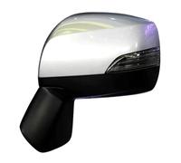 compatibles avec Subaru Forester 2013 2014 2015 2016 2017 Rétroviseur extérieur de Voiture Assy avec Lampe de signalisation Rétroviseur latéral Pliable Automatique Chauffant(9 Wires Left Silver)