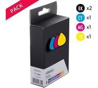 Compatibles Brother LC123VALBP Pack 5 Cartouches Noires/couleurs (Cupcake) Couleur G