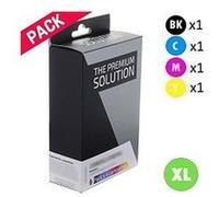Compatibles HP 940XL Pack 4 Cartouches d'encre génériques noire et couleurs Couleur G