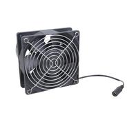Compatibles solaires DC12V 2, 7A Ventilateur de ventilation Adaptateur de conduit rond de 120 mm pour les projets de ventilation de circulation d ' air dans des espaces compacts avec conduit d ' air