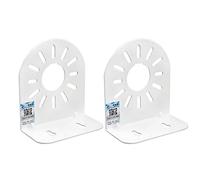 compcctv Lot de 2 supports de caméra dôme en forme de L pour caméra de sécurité CCTV Hikvision dôme