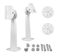 compcctv Lot de 2 supports de fixation pour caméra de vidéosurveillance, support de montage mural universel réglable pour caméra de sécurité CCTV / J Mount / Dôme / Caméra IP / Alliage au lithium