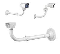 compcctv Support de fixation pour caméra de sécurité CCTV - Support mural télescopique réglable universel pour caméra de sécurité CCTV