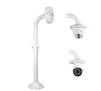compcctv Support de fixation pour caméra de sécurité, dôme universel, fixation murale pour caméra de sécurité CCTV type L (40,6 à 63,5 cm)