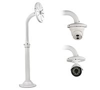 compcctv Support de fixation pour caméra de sécurité, support mural universel pour caméra de vidéosurveillance/caméra IP, type J (40 à 60 cm)