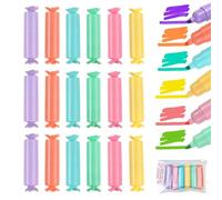ComPDCVD 18 Pièces Mini Surligneurs en Forme de Bonbons Articles de Papeterie Amusants Surligneurs Enfants pour mettre en évidence un journal intime ou un carnet à l'école au bureau