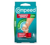 Compeed® - 6 Pansements Ampoules - Extrême - Hydrocolloïde