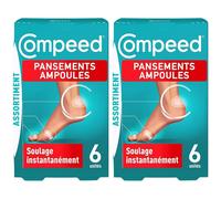 Compeed® - Assortiment Pansements Ampoules x6 Pansement(S) 2x6 pc(s)