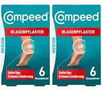 Compeed Lot de 12 pansements hydrocolloïdes pour ampoules au talon Medium