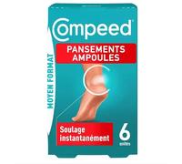 COMPEED - Matériel de bivouac et camping - Ampoules Moyen Format Bt 6 - Soins Pied | Compeed