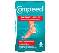 COMPEED - Matériel de bivouac et camping - Pansement Ampoules Assortiment Bt 6 - Soins Pied | Compeed