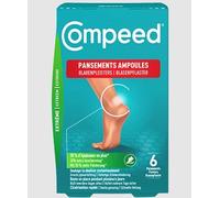 Compeed Pansements pour ampoules Hydrocolloïde Effet seconde peau 10 unités (6,8 x 4,2 cm)