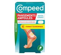 Compeed Pansements Ampoules Extrêmes Assortiment Boite De 10