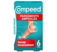 COMPEED Pansements Ampoules Hydrocolloïdes Assortiment - 6 Pièces