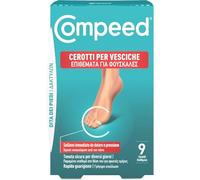 COMPEED Pansements de cloques durables et résistants à l'eau - Guérison rapide - Pour cloques sur les orteils, 9 patchs