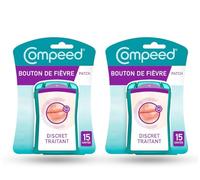 Compeed - Patch Bouton de Fièvre - Discret - pour un Traitement Rapide en favorisant la cicatrisation - 30 patchs