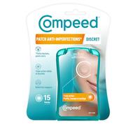 Compeed® - Patchs anti-imperfections* Discrets - hydrocolloïdes - Idéal pour une utilisation discrète de jour - pour imperfection ciblée - 15 Patchs - 1.5x1.5 cm