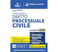 Compendio di procedura civile 2025, aggiornato al I e al II Correttivo Cartabia in tema di mediazione e negoziazione assistita