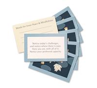 Compendium Méditations Pop-Open : 30 cartes de pleine conscience au format de poche, chacune avec un message différent pour le calme et la paix intérieure
