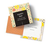 Compendium ThoughtFulls Cartes Pop-Open - Happy Day - 30 cartes Pop-Open, chacune avec un message inspirant différent à l'intérieur
