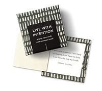 Compendium ThoughtFulls Cartes Pop-Open Live with Intention | 30 cartes Pop-Open Cartes, chacune avec un message inspirant différent à l'intérieur