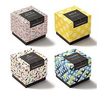 Compendium ThoughtFulls Lot de 4 cartes à ouverture rapide - You're Awesome, Smile, Be Happy, Thanks | 120 cartes à ouverture rapide, chacune avec un message différent à l'intérieur