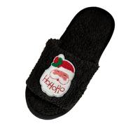 Compensées Bout Fermé Rose Pantoufles de noël Chaudes d'hiver en Coton pour Hommes et Femmes, Chaussures à Semelle épaisse et Souple, Pantoufles antidérapantes épaisses, Nouvelle Bottes (White, 39)
