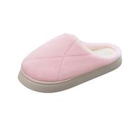 Compensées pour Femmes Bout Fermé avec Livraison Lendemain Chaussons d'intérieur Confortables pour Femmes, Chaussures duveteuses à Brides pour Un Confort Hivernal et Lacets Chaussures Randonnée (39)