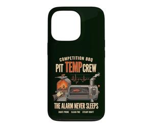 Competition BBQ Pit Crew The Alarm Never Sleeps Coque pour iPhone 13 Pro