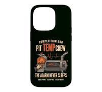Competition BBQ Pit Crew The Alarm Never Sleeps Coque pour iPhone 14 Pro