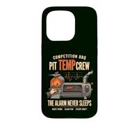 Competition BBQ Pit Crew The Alarm Never Sleeps Coque pour iPhone 15 Pro
