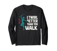 Compétition du Club Baton Twirler Majorette Captain Squad Manche Longue