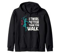 Compétition du Club Baton Twirler Majorette Captain Squad Sweat à Capuche