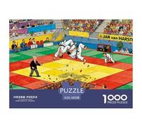compétition Judo Puzzle en Bois Imperméable Puzzles De 1000 Pièces pour Adultes Coloré Jeux Éducatifs