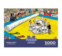 compétition Judo Puzzle en Bois Imperméable Puzzles De 1000 Pièces pour Adultes Défi Et Casse-tête Jeux Éducatifs