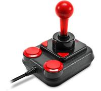 Competition Pro Extra Usb Joystick - Joystick Numérique Avec Directinput Et Micro-Interrupteurs,Noir-Rouge
