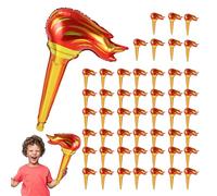 Compétitions de torche gonflable, accessoire de torche de compétition - Torche de compétitions sportives de fête à thème 50 pièces - Torche gonflable de 16 pouces pour les compétitions médiévales de r