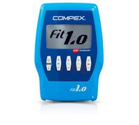 Compex - Electrostimulateur Musculaire Fit 1.0 avec 4 canaux indépendants - 999 Niveaux d'intensité - 10 programmes - Compatible Application Coach - Coloris Bleu