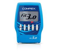 Compex FIT 3.0 - Electrostimulateur Musculaire EMS, TENS, Massage - 4 canaux indépendants, 999 Niveaux d'intensité, 20 programmes - Compatible Application Coach - Capteur MI Sensor - Bleu