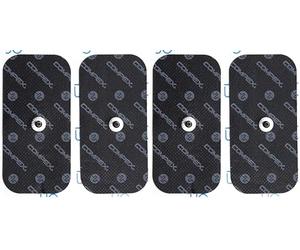 Compex I Sachet d’électrodes Noires Snap pour électrostimulateur Compex I Compatibles avec Les électrostimulateurs Compex avec ou sans câble