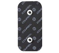 Compex I Sachet de 2 électrodes Noires 5x10 cm Double Snap pour électrostimulateur I Compatibles avec Les électrostimulateurs avec ou sans câble