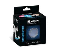 Compex Mixte Bande adhésive élastique, Noir, Taille Unique