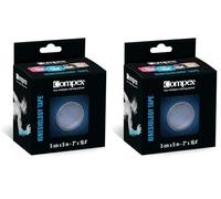 Compex Rouleau de Tape kinésiologique Coloris Noir (Lot de 2)