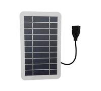 Comphic Carte de Chargement Solaire Portable Chargeur USB Solaire Étanche Adapté Aux Voyages en Plein Air et au Camping Alimentation Mobile