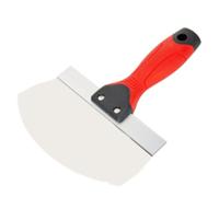 Comphic Lame de Grattoir pour Plâtre, Seau en Acier Inoxydable, Lame Incurvée de 6,5 Pouces pour Peinture, Mortier
