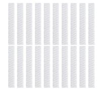 Comphic Lot de 200 protège-pinceaux de maquillage réutilisables en maille extensible Blanc