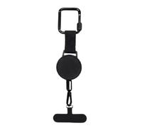 Comphic Support de téléphone portable rétractable avec protection antivol, sangle de téléphone portable, ceinture de sécurité pour smartphone avec clip de ceinture, lanière de téléphone portable