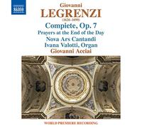 Compiete, OP. 7-Prayers at End of The Day