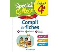 Compil De Fiches 4e - Français, Maths, Anglais - Edition 2018