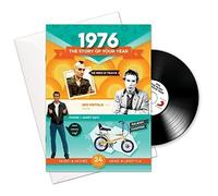 Compilation - 1976 Cadeaux d'anniversaire ou d'anniversaire - 1976 Carte et cadeau 4-en-1 - Histoire de votre année, CD, Téléchargement de musiqu